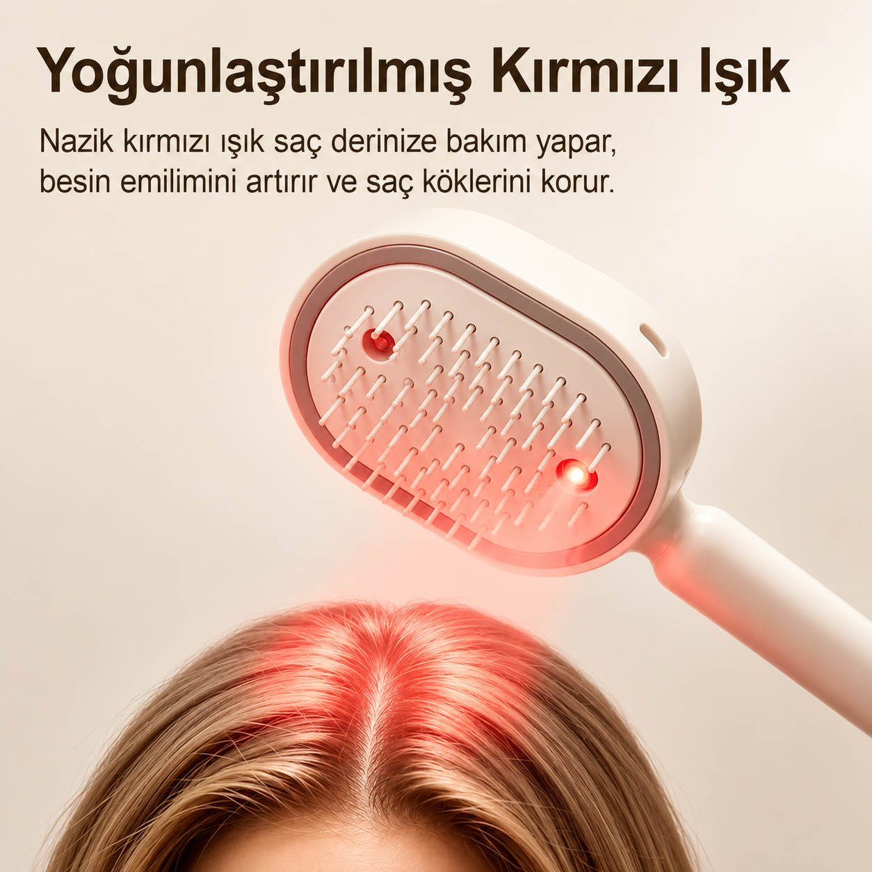 Lumora® Electric Spray Air Cushion Massage Comb - Self-Cleaning, Anti-Tangle, Essential Oil Spray Feature Hair Care Comb