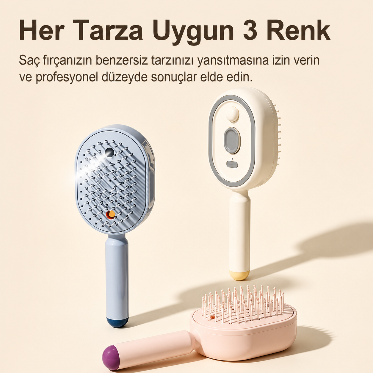 Lumora® Electric Spray Air Cushion Massage Comb - Self-Cleaning, Anti-Tangle, Essential Oil Spray Feature Hair Care Comb