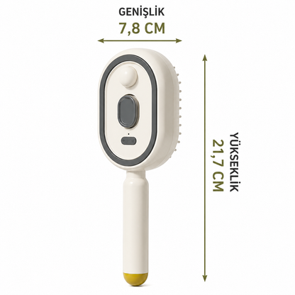 Lumora® Electric Spray Air Cushion Massage Comb - Self-Cleaning, Anti-Tangle, Essential Oil Spray Feature Hair Care Comb