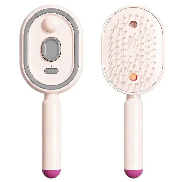 Lumora® Electric Spray Air Cushion Massage Comb - Self-Cleaning, Anti-Tangle, Essential Oil Spray Feature Hair Care Comb