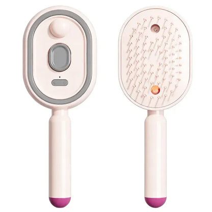 Lumora® Electric Spray Air Cushion Massage Comb - Self-Cleaning, Anti-Tangle, Essential Oil Spray Feature Hair Care Comb