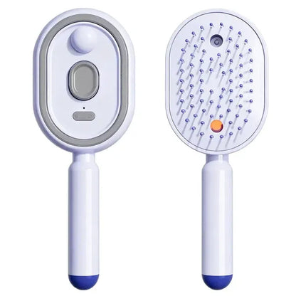 Lumora® Electric Spray Air Cushion Massage Comb - Self-Cleaning, Anti-Tangle, Essential Oil Spray Feature Hair Care Comb